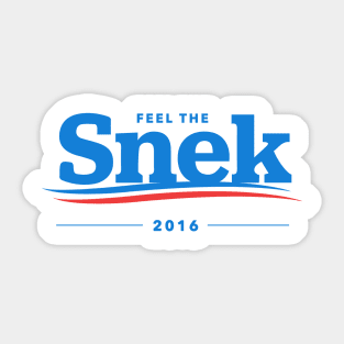 Feel The Snek President 2016 T-Shirt Sticker